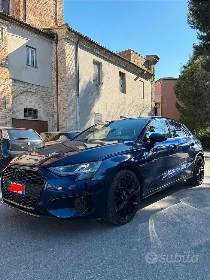 Usata Audi A3 150 CV (110 kW) 2020 Blu Berlina