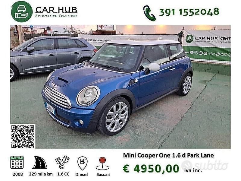 Blu Usata 2008 Mini Cooper Chili Utilitaria | 4950 € (Cara) - Immagine 1/4