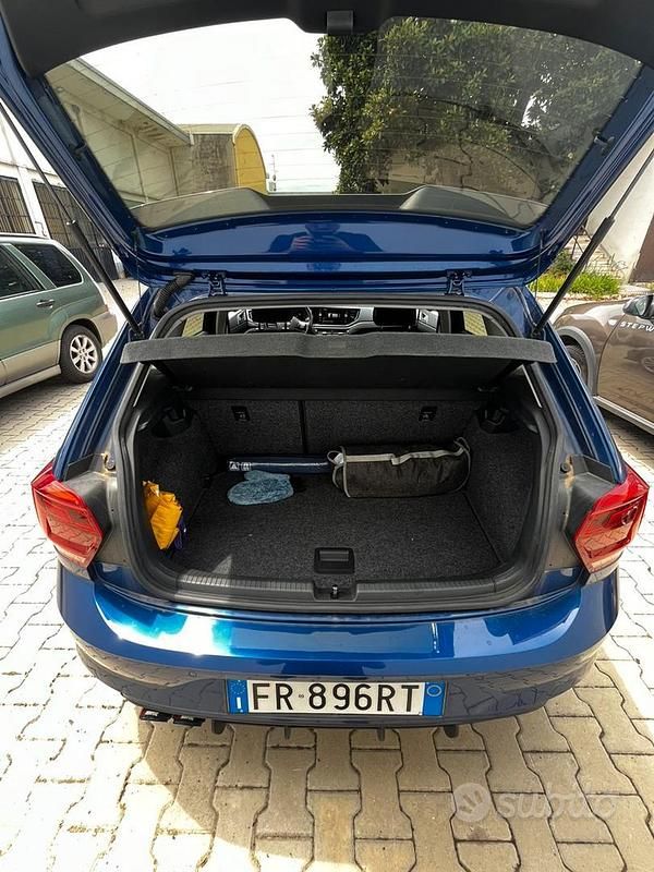 Usata VW Polo Highline 95 CV (69 kW) 2018 Blu Utilitaria