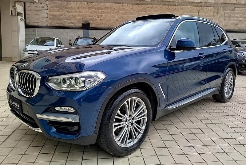 Usata BMW X3 Luxury Line 190 CV (139 kW) 2019 Blu SUV