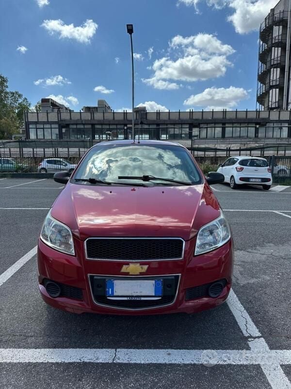 Usata Chevrolet Aveo 84 CV (61 kW) 2009 Rosso Berlina