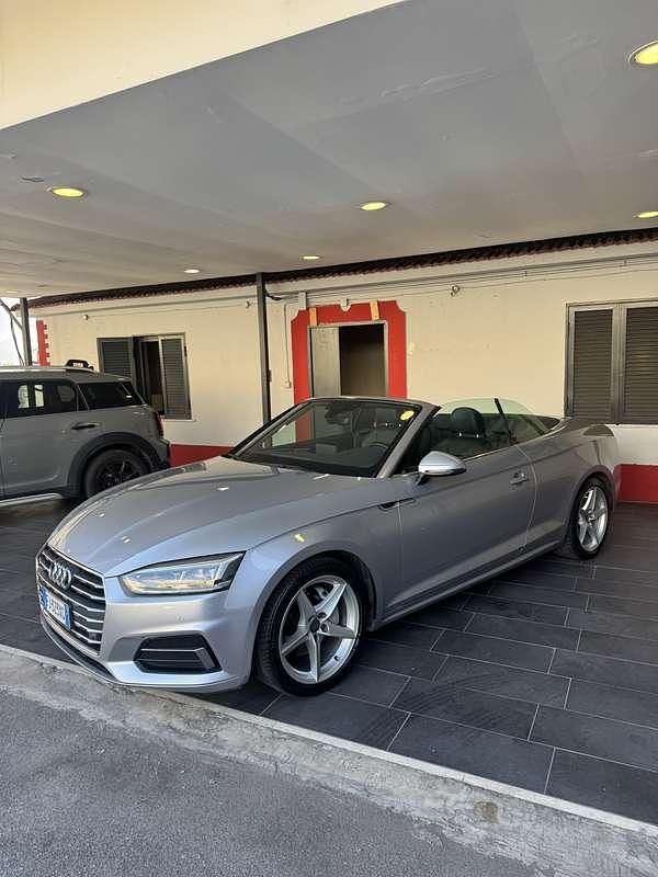 Usata Audi A5 Cabriolet Advanced Plus 190 CV (139 kW) 2017 Grigio Cabrio