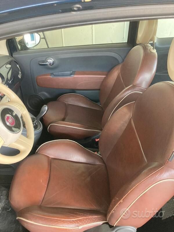 Usata Fiat 500 2009 Blu Cabrio