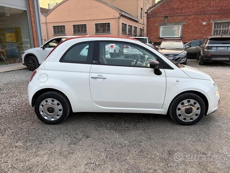 Usata Fiat 500 69 CV (50 kW) 2014 Bianco Cabrio