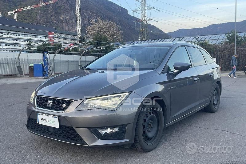 Usata Seat Leon ST FR 184 CV (135 kW) 2014 Grigio Station wagon
