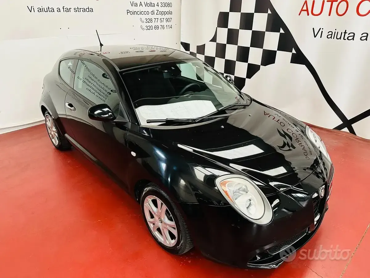 Usata Alfa Romeo MiTo Distinctive 77 CV (56 kW) 2011 Nero Utilitaria