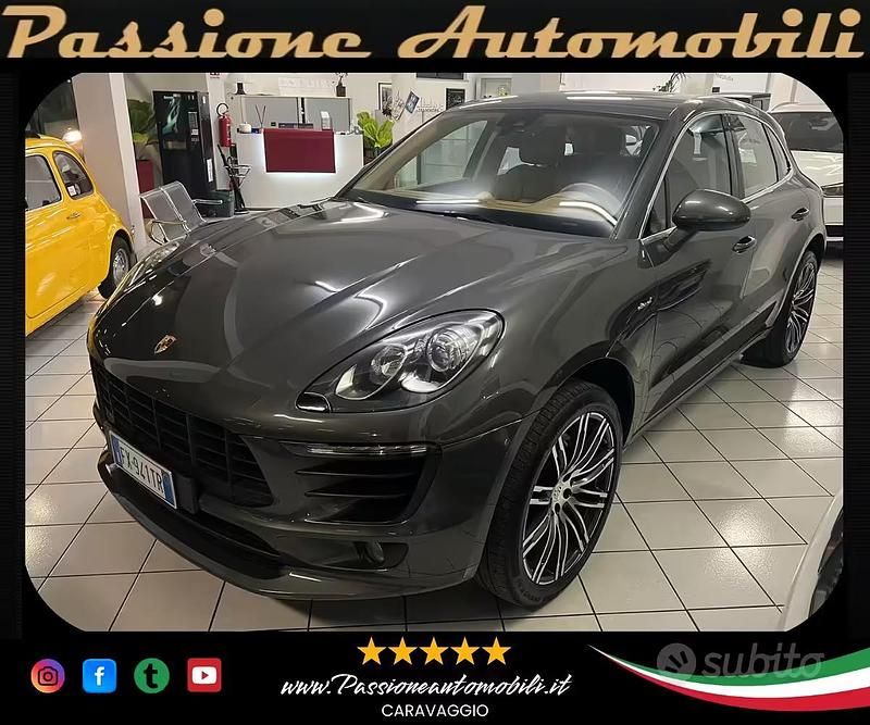 Usata Porsche Macan 250 CV (183 kW) 2015 Grigio SUV