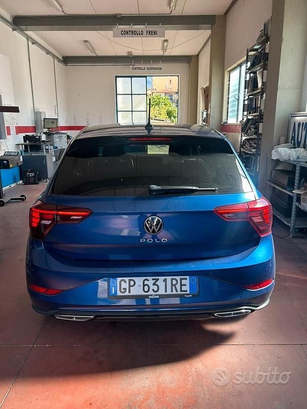 Usata VW Polo 95 CV (69 kW) 2023 Blu Berlina
