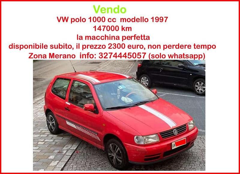 Usata VW Polo Comfortline 54 CV (39 kW) 1997 Rosso Berlina