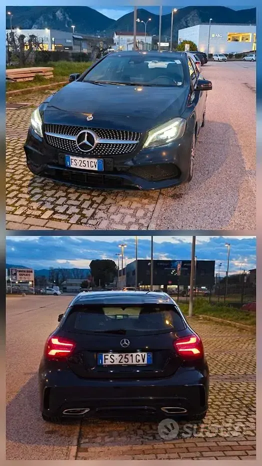 Usata Mercedes A200 136 CV (100 kW) 2017 Blu Utilitaria