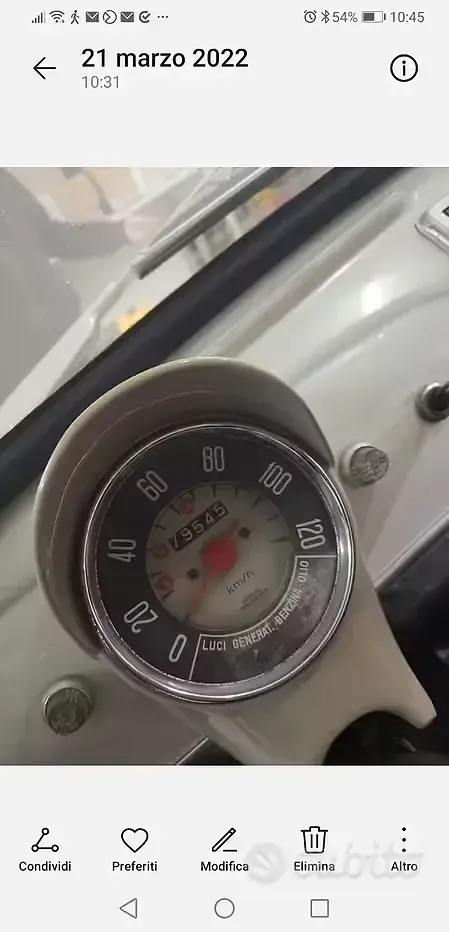 Usata Fiat 500 1984 Bianco Utilitaria