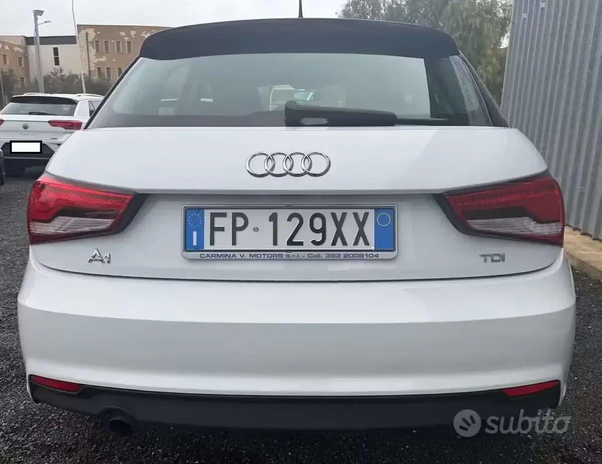 Usata Audi A1 116 CV (85 kW) 2018 Bianco Berlina