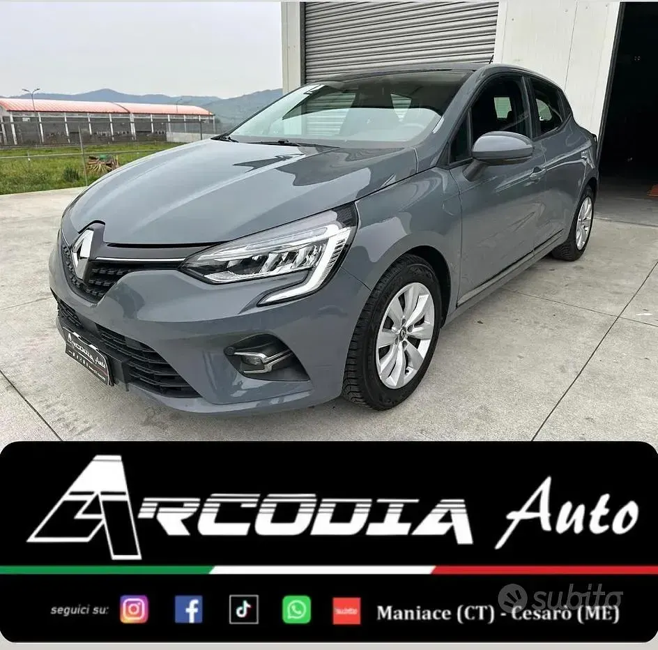 Usata Renault Clio V Intens 101 CV (74 kW) 2020 Grigio Berlina