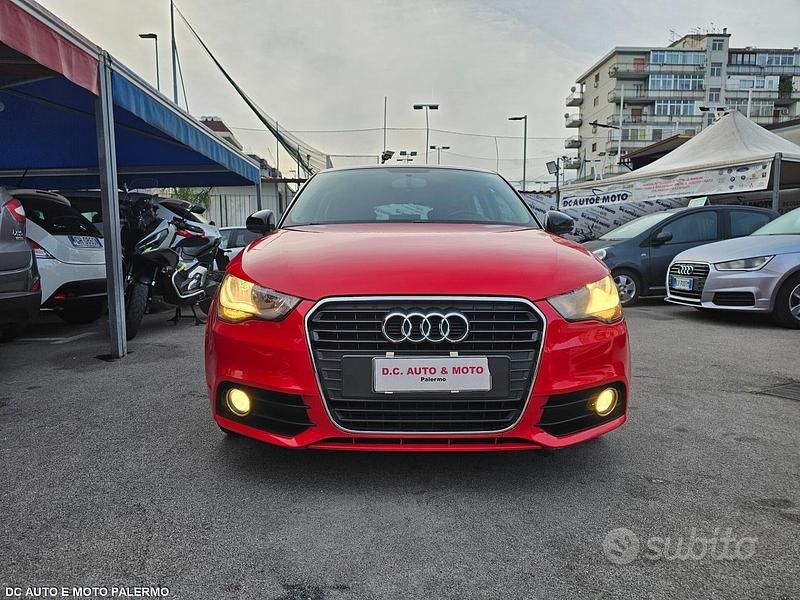 Usata Audi A1 90 CV (66 kW) 2012 Rosso Berlina