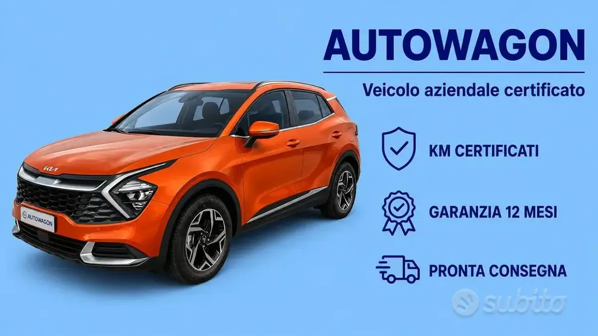 Usata Kia Sportage 136 CV (100 kW) 2022 Arancione SUV