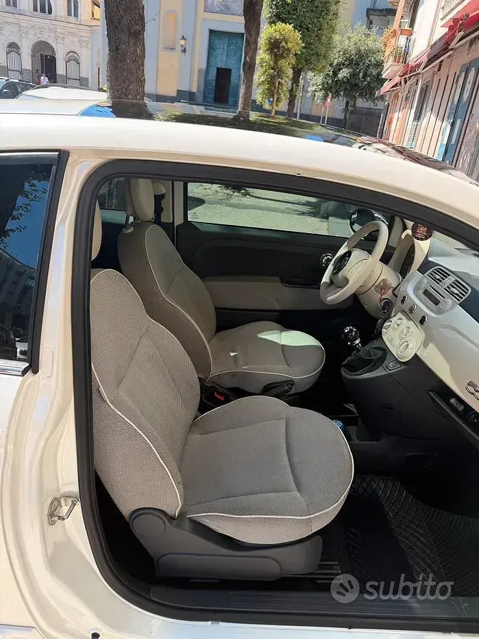 Usata Fiat 500 2009 Bianco Cabrio