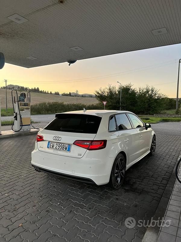 Usata Audi A3 S-Line 2014 Bianco Berlina