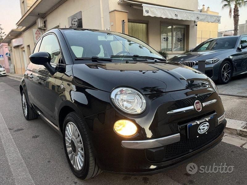 Usata Fiat 500 Lounge 69 CV (50 kW) 2013 Nero Utilitaria