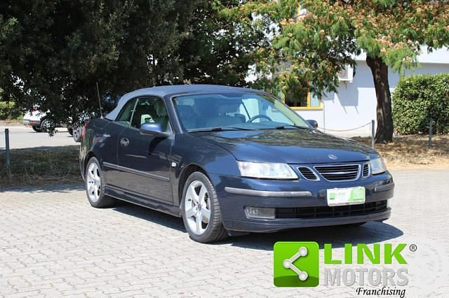 Usata Saab 9-3 Cabriolet Vector 150 CV (110 kW) 2005 Blu Cabrio