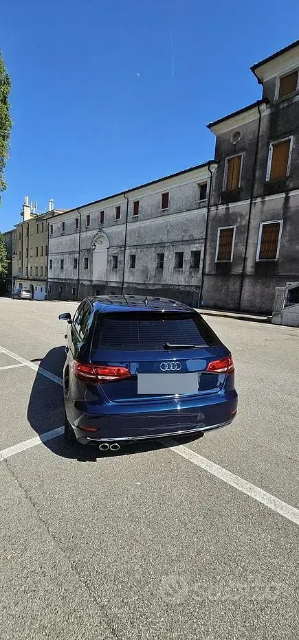 Usata Audi A3 150 CV (110 kW) 2016 Blu Berlina