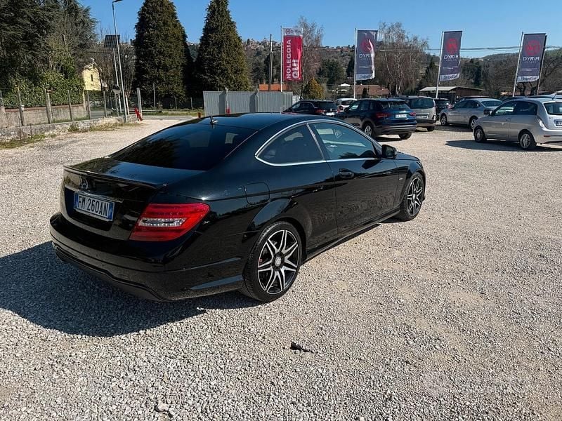 Usata Mercedes C250 Avantgarde 204 CV (150 kW) 2012 Nero Coupé
