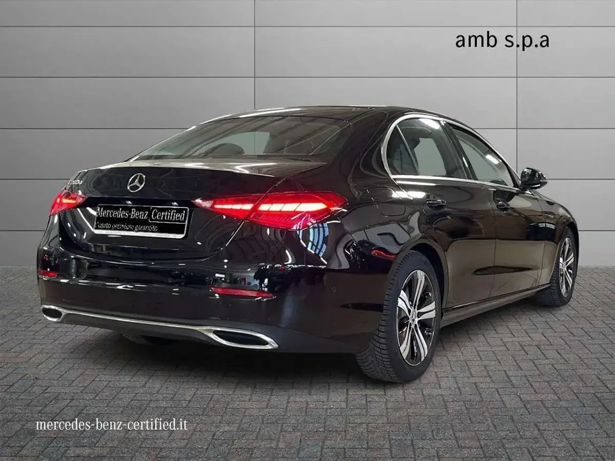 Usata Mercedes C200 Advanced Plus 163 CV (119 kW) 2024 Nero Berlina