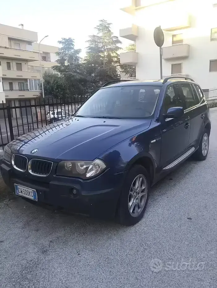 Usata BMW X3 Efficient Dynamics 150 CV (110 kW) 2005 Blu SUV