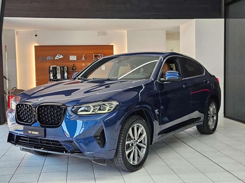 Usata BMW X4 190 CV (139 kW) 2021 Blu/azzurro SUV