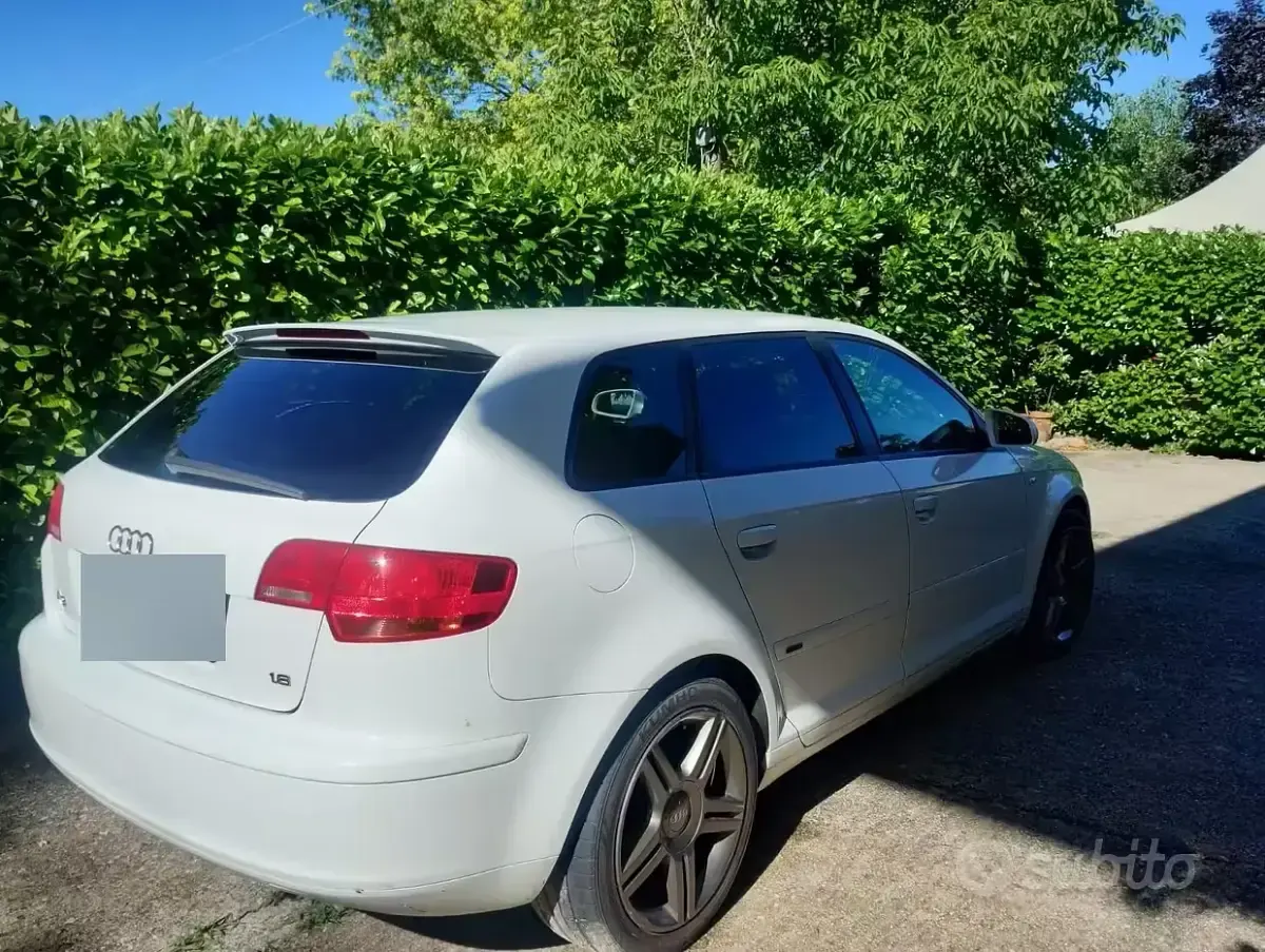 Usata Audi A3 S-Line 102 CV (75 kW) 2008 Bianco Utilitaria