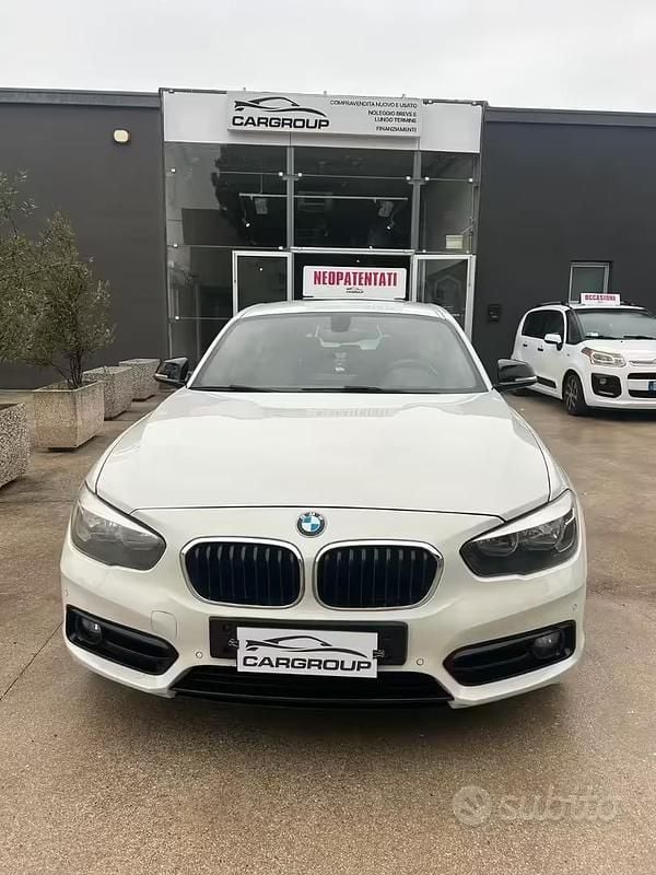 Usata BMW 114 Sport Line 95 CV (69 kW) 2016 Bianco Utilitaria