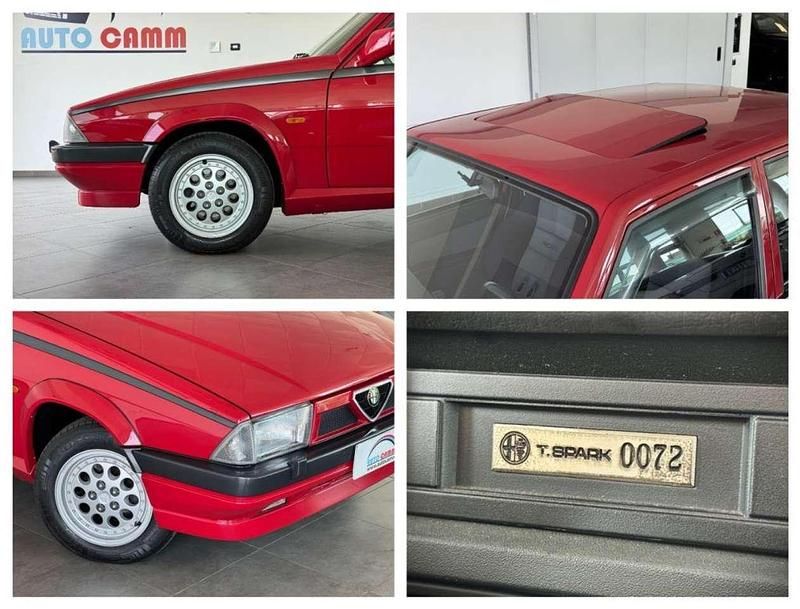 Usata Alfa Romeo 75 148 CV (108 kW) 1991 Rosso Berlina