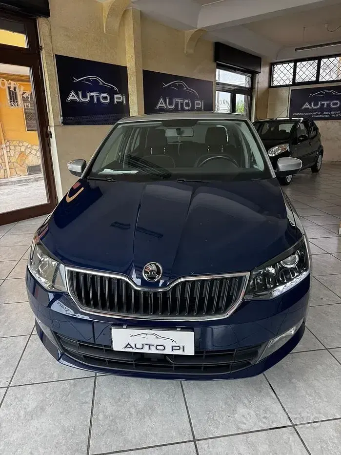 Usata Skoda Fabia Ambition 75 CV (55 kW) 2016 Blu Berlina