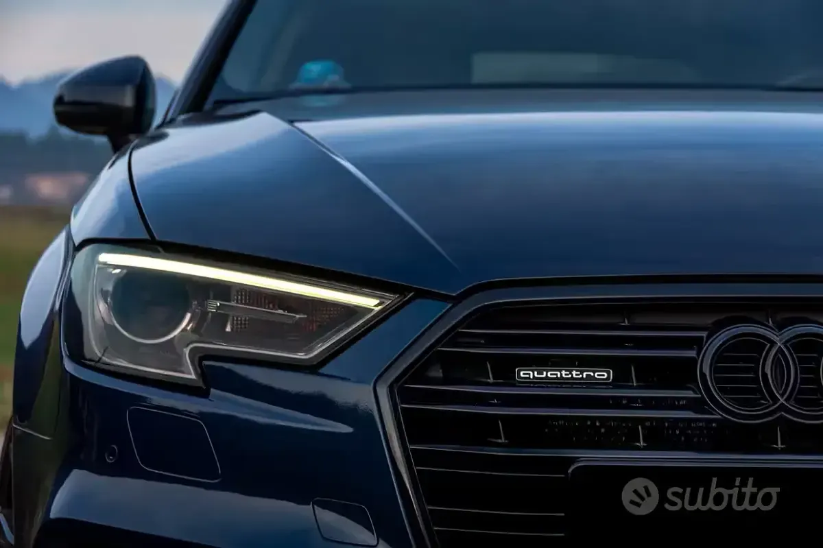 Usata Audi A3 S-Line 184 CV (135 kW) 2018 Bluazzurro Berlina