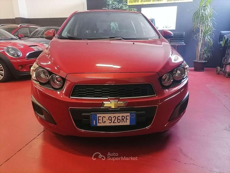 Usata Chevrolet Aveo LTZ 86 CV (63 kW) 2011 Rosso Berlina