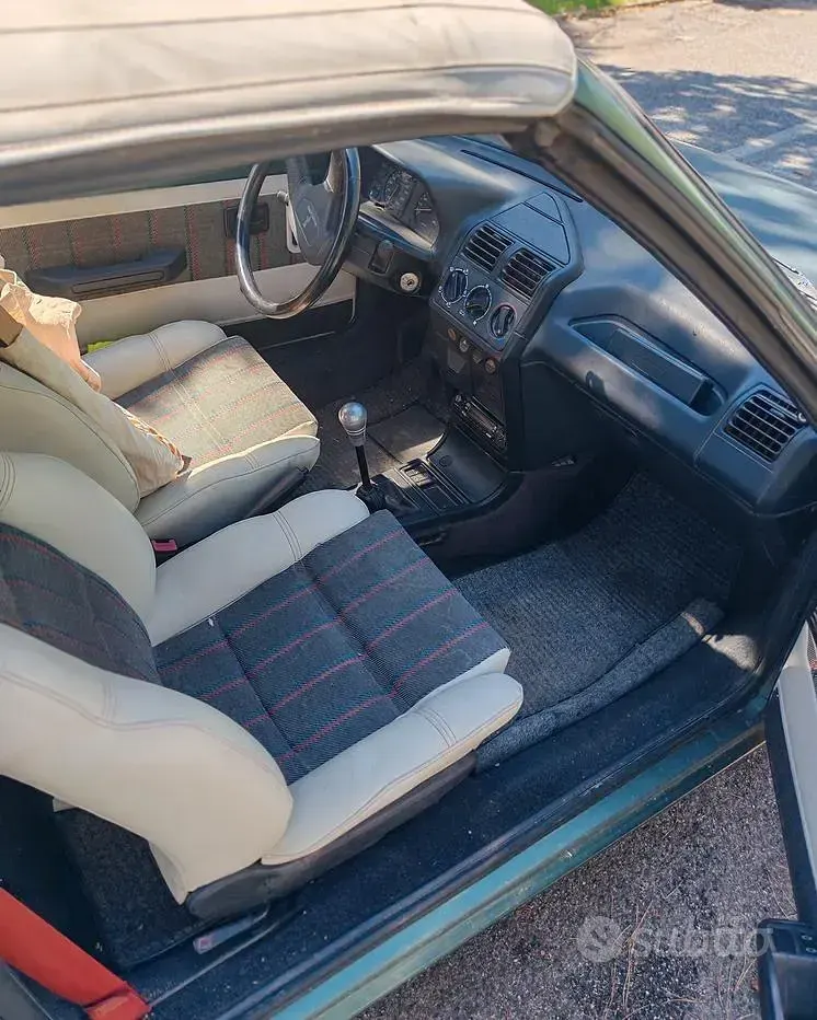 Usata Peugeot 205 Roland Garros 83 CV (61 kW) 1990 Verde Cabrio