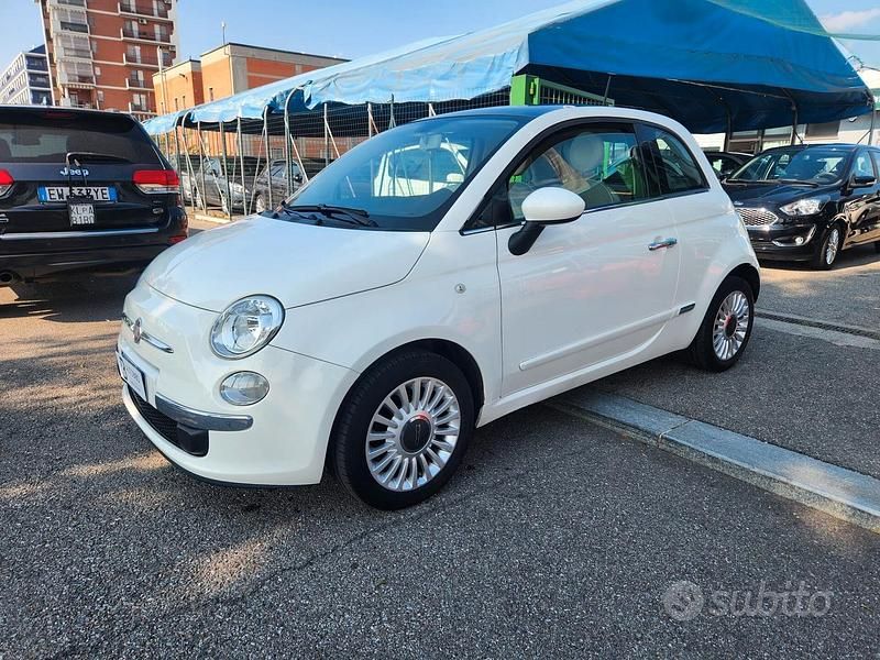 Usata Fiat 500 Lounge 69 CV (50 kW) 2008 Bianco Berlina