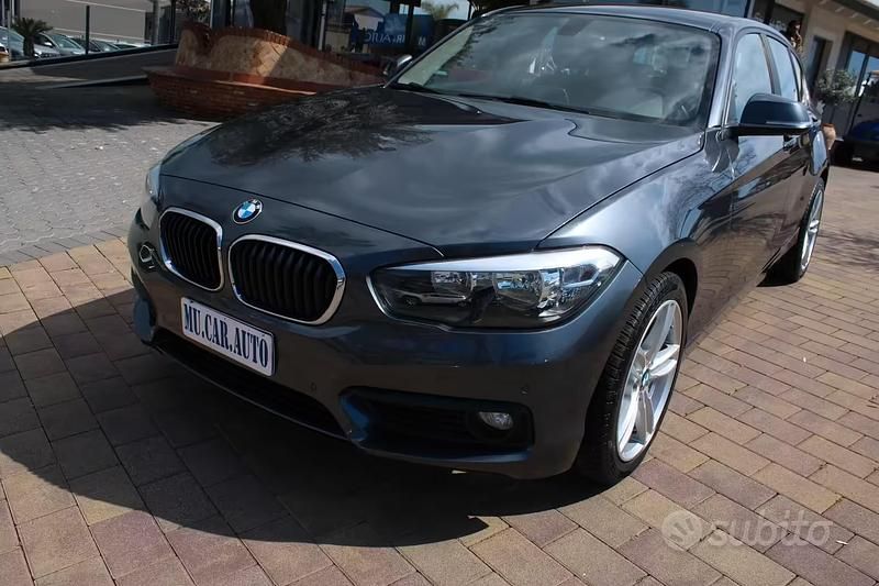 Usata BMW 116 Efficient Dynamics 115 CV (84 kW) 2017 Grigio Utilitaria