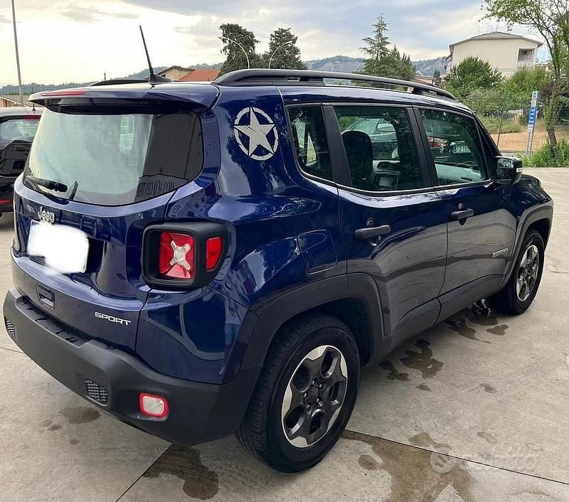 Usata Jeep Renegade 110 CV (80 kW) 2018 Blu SUV