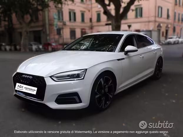 Usata Audi A5 Business 190 CV (139 kW) 2017 Bianco Coupé