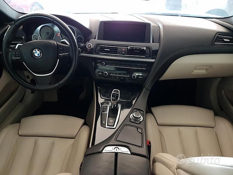 Usata BMW 640 Efficient Dynamics 313 CV (230 kW) 2012 Grigio Coupé