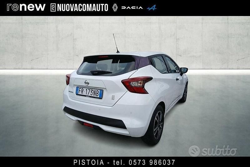 Usata Nissan Micra Visia 71 CV (52 kW) 2018 Bianco Berlina