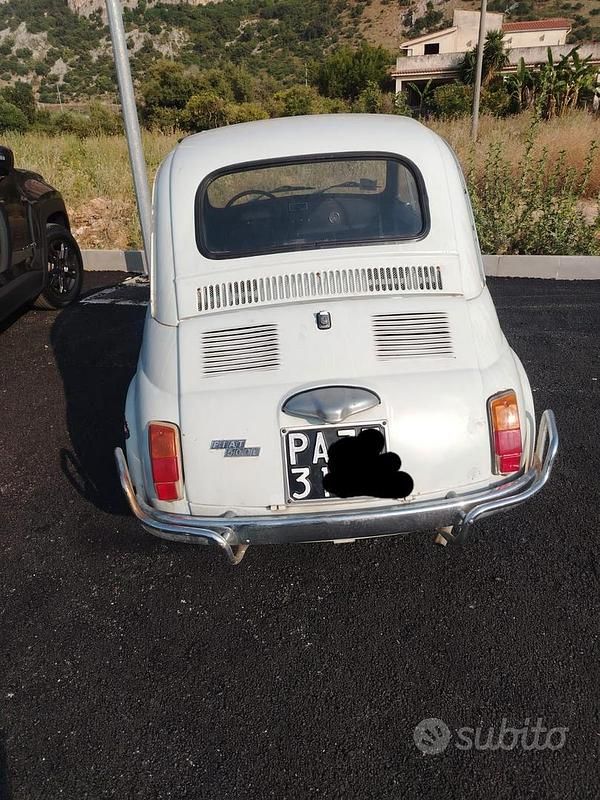Bianco Usata 1970 Fiat 500 Due volumi | 3500 € - Immagine 1/4