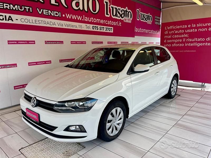 Usata VW Polo Trendline 80 CV (58 kW) 2019 Bianco Utilitaria
