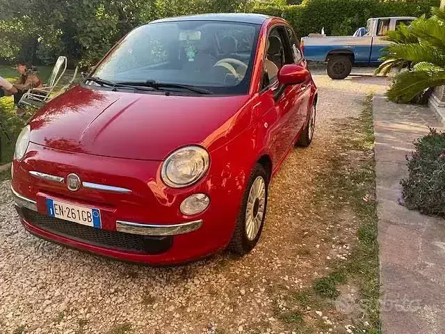 Usata Fiat 500 69 CV (50 kW) 2012 Rosso Berlina