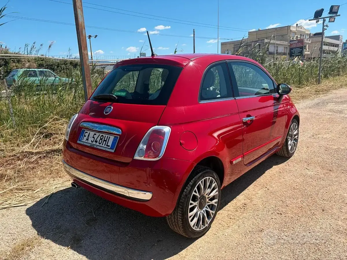 Usata Fiat 500 Lounge 95 CV (69 kW) 2015 Rosso Berlina