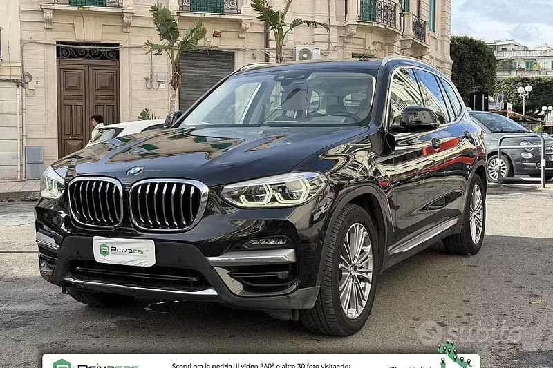 Usata BMW X3 Luxury Line 190 CV (139 kW) 2019 Nero SUV