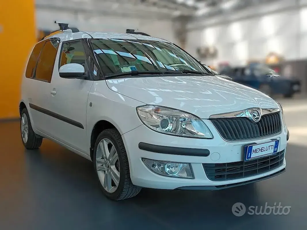 Usata Skoda Roomster Easy 90 CV (66 kW) 2014 Bianco Monovolume