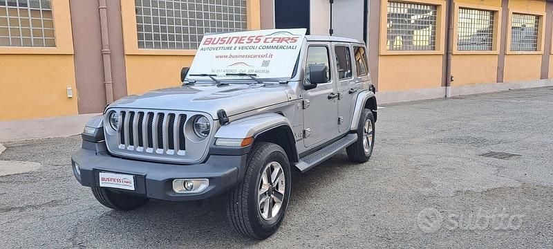 Grigio Usata 2020 Jeep Wrangler Sahara SUV | 41.900 € (Ottimo prezzo) - Immagine 1/4