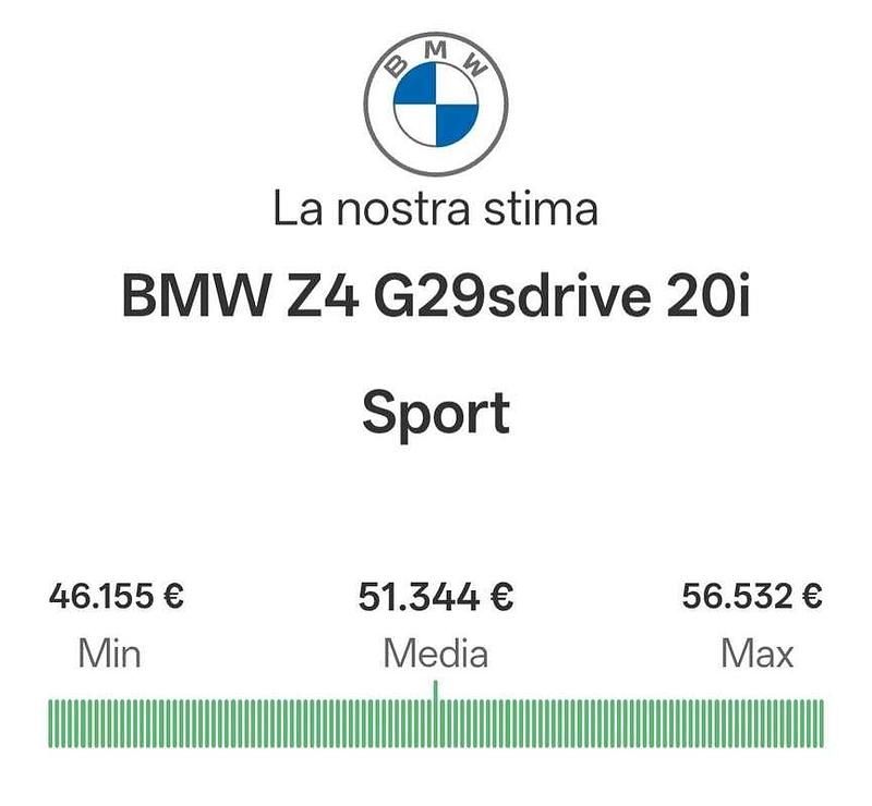 Usata BMW Z4 Sport Line 197 CV (144 kW) 2024 Cabrio