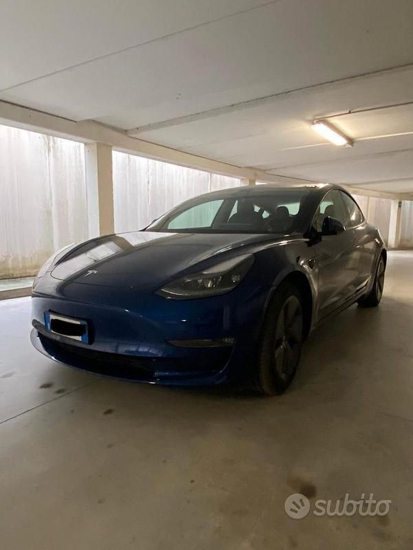 Usata Tesla Model 3 366 kW (498 CV) 2021 Blu Berlina